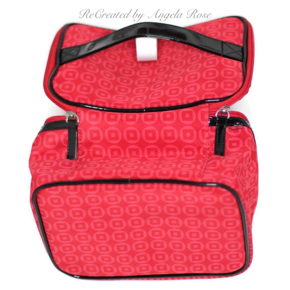 Lancôme Red Cosmetic Bag with Hand…